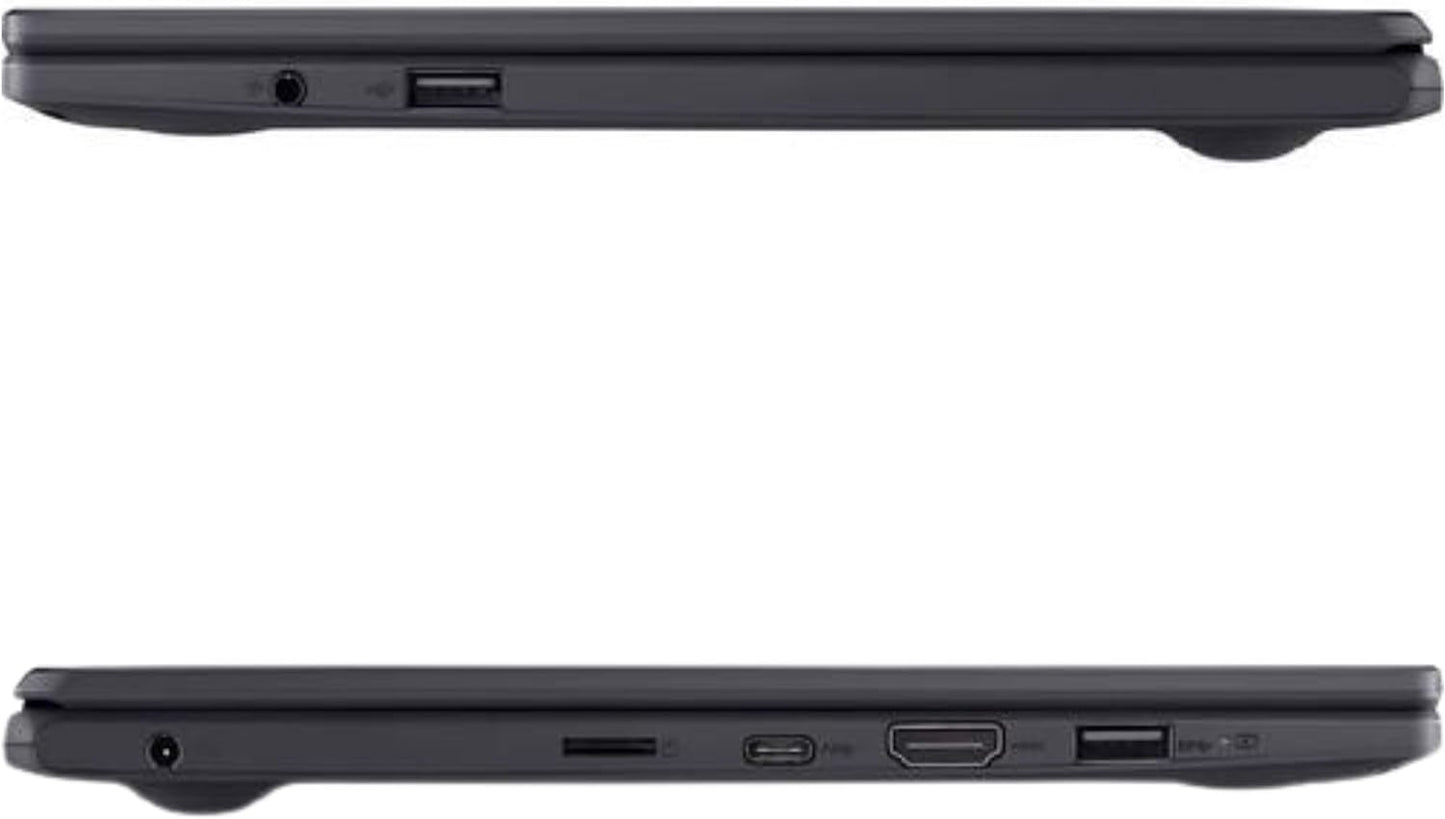 ASUS Vivobook Go 11.6” HD Slim Laptop, Intel Dual Core N4500, Intel Graphics, 4GB, 128GB, Windows 11 Home, Sonicmaster, Ergosense, Black, L210KA-ES04