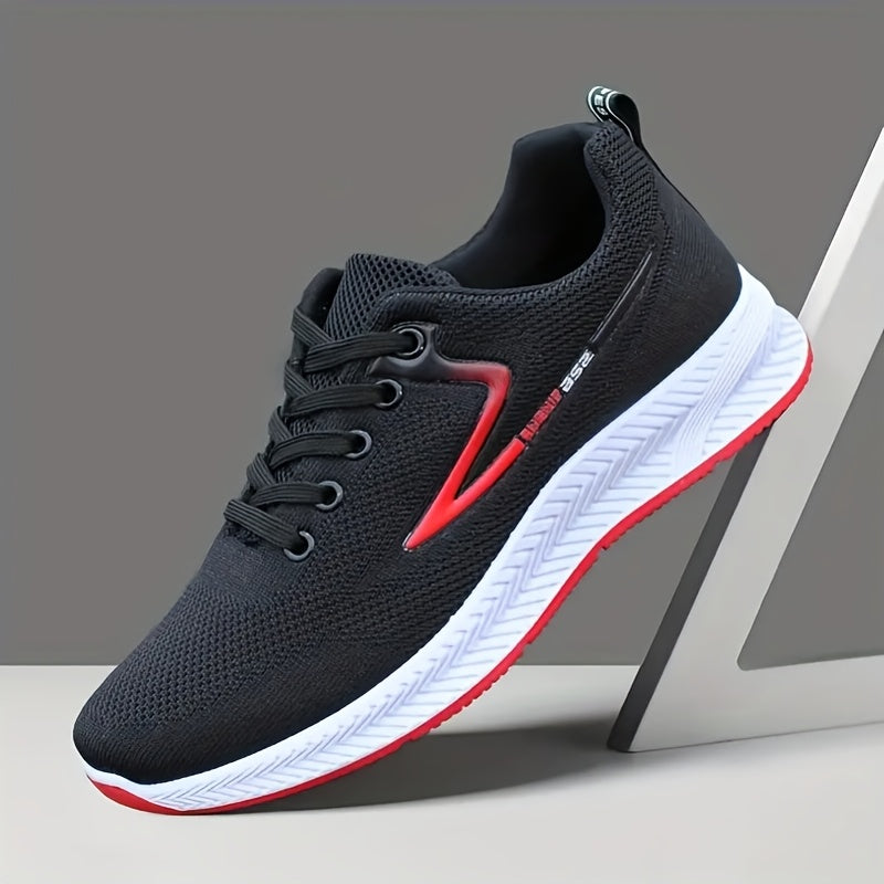 Men'S Breathable Mesh Shoes, Trendy And Versatile Casual Footwear, Slip-Resistant And Durable, Soft-Soled Stylish Shoes.