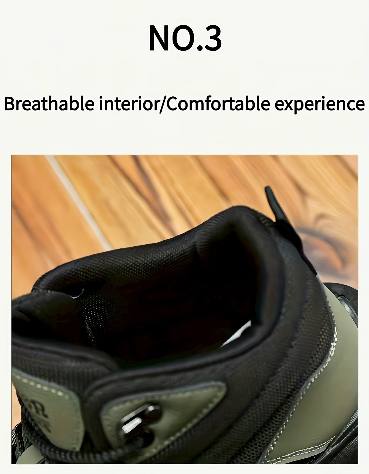 Men'S Outdoor Hiking Boots - Breathable PU Upper, Durable PVC Sole, Suitable for Trekking, Camping and Mountaineering | Military-Style Hiking & Camping Gear