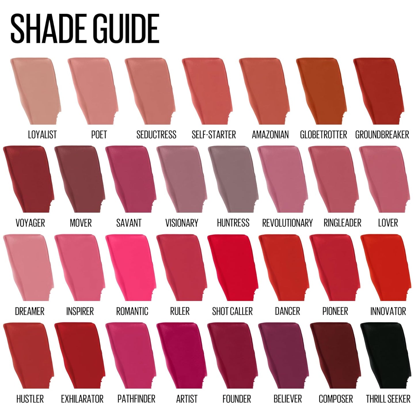 Maybelline Super Stay Matte Ink Liquid Lipstick Makeup, Long Lasting High Impact Color, up to 16H Wear, Exhilarator, Ruby Red, 1 Count, Packaging May Vary