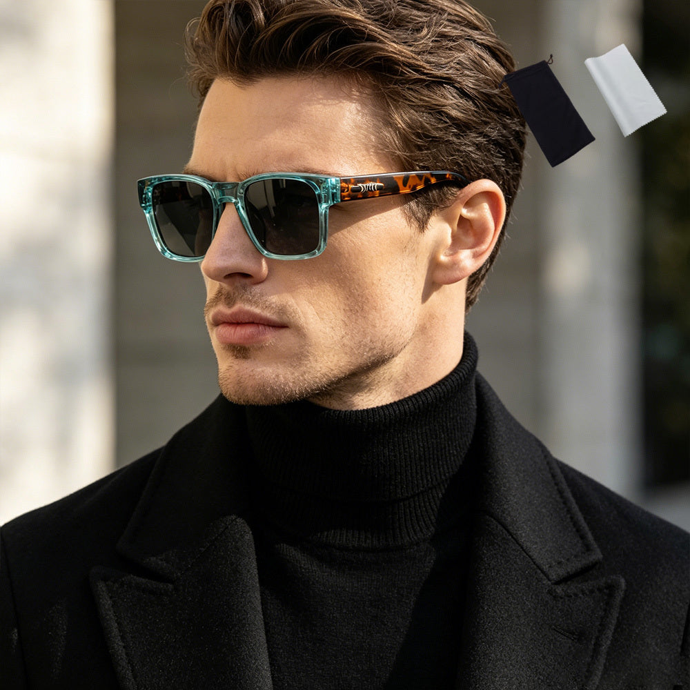 Vintage Square Men's Sunglasses UV400 Protection Unisex