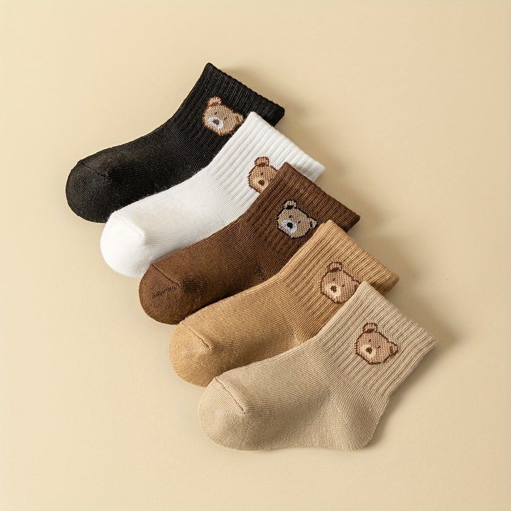 5 Pairs Youngsters Socks Youngsters Socks for Youngsters Boys Girls Youngsters Youngsters Socks Cartoon Pattern
