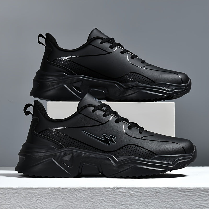 Shuangxing Men's Comfortable Sneakers - Fashionable Running Shoes with Lace-Up Closure, Breathable Fabric Lining, and Durable Sole for Every Season