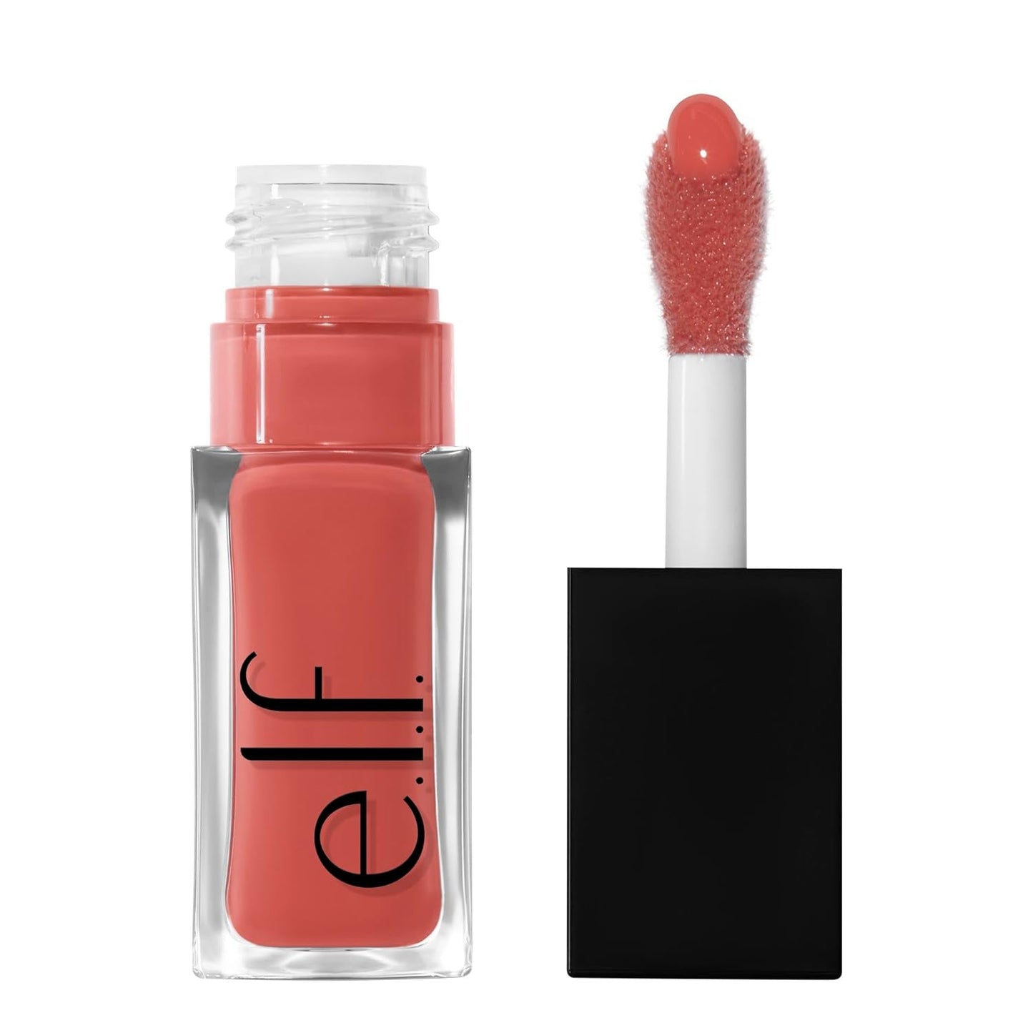 E.L.F. Glow Reviver Lip Oil, Nourishing Tinted Lip Oil for a High-Shine Finish, Infused with Jojoba Oil, Vegan & Cruelty-Free, Rose Envy