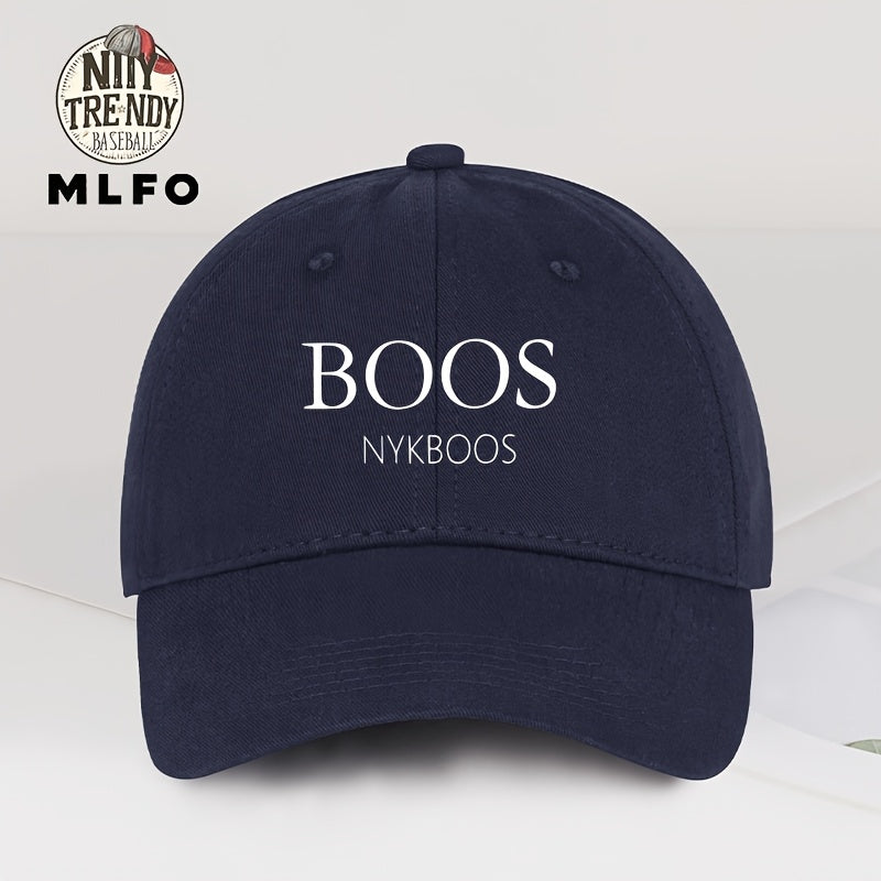 MLFO ամենօրյա «BOOS NYKBOOS» բեյսբոլի գլխարկ, թեթև պոլիեսթերից, կարգավորվող չափսերով, կոր եզրով, ձեռքով լվացվող, 5 գույն, Շնորհակալության օրվա և Հայրերի օրվա նախշերով