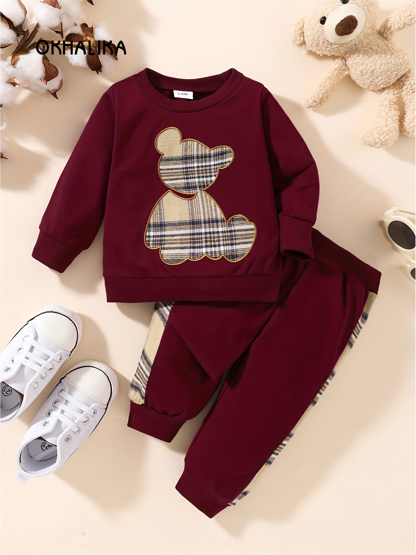 Toddler Baby Boy Clothes Outdoor Set Long Sleeve Sweatshirt Top Casual Pants Fall Winter Outfit Sweatsuit