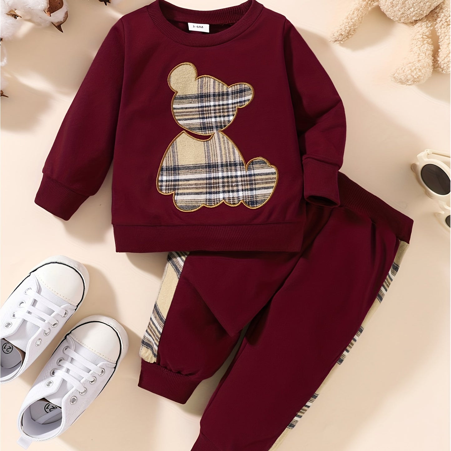 Toddler Baby Boy Clothes Outdoor Set Long Sleeve Sweatshirt Top Casual Pants Fall Winter Outfit Sweatsuit