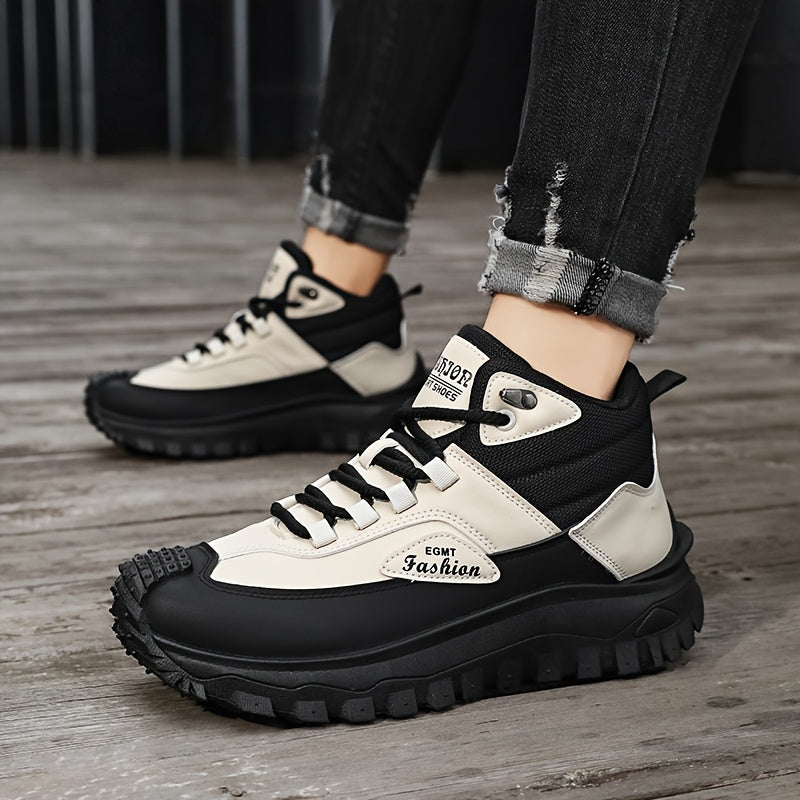 Men'S Outdoor Hiking Boots - Breathable PU Upper, Durable PVC Sole, Suitable for Trekking, Camping and Mountaineering | Military-Style Hiking & Camping Gear