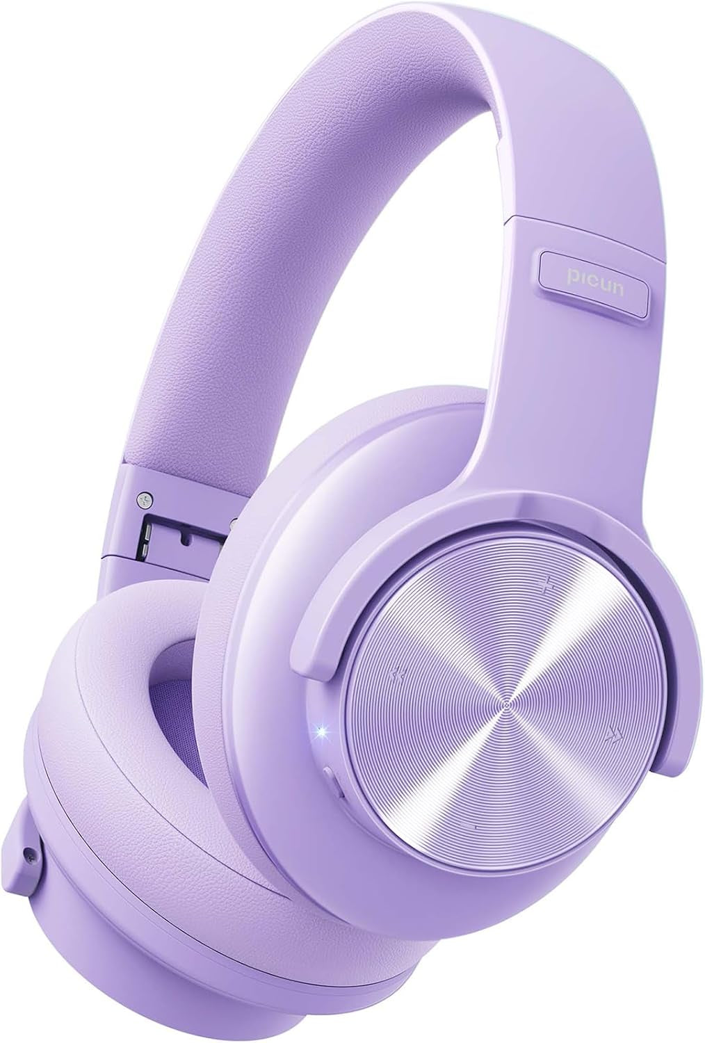 Picun B8 Bluetooth Headphones, 120H Playtime Headphones Wireless Bluetooth with 3 EQ Modes, Low Latency, Hands-Free Calls, over Ear Headphones for Travel Home Office Cellphone PC Black