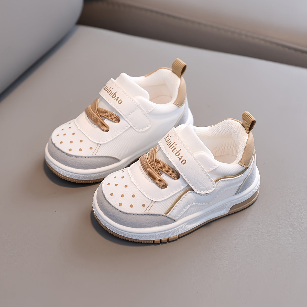 Spring And Autumn Children'S Walking Shoes, Breathable Soft-Soled Shoes for Boys And Girls, Anti-Slip And Collision-Resistant Ultra-Fiber Baby Shoes.