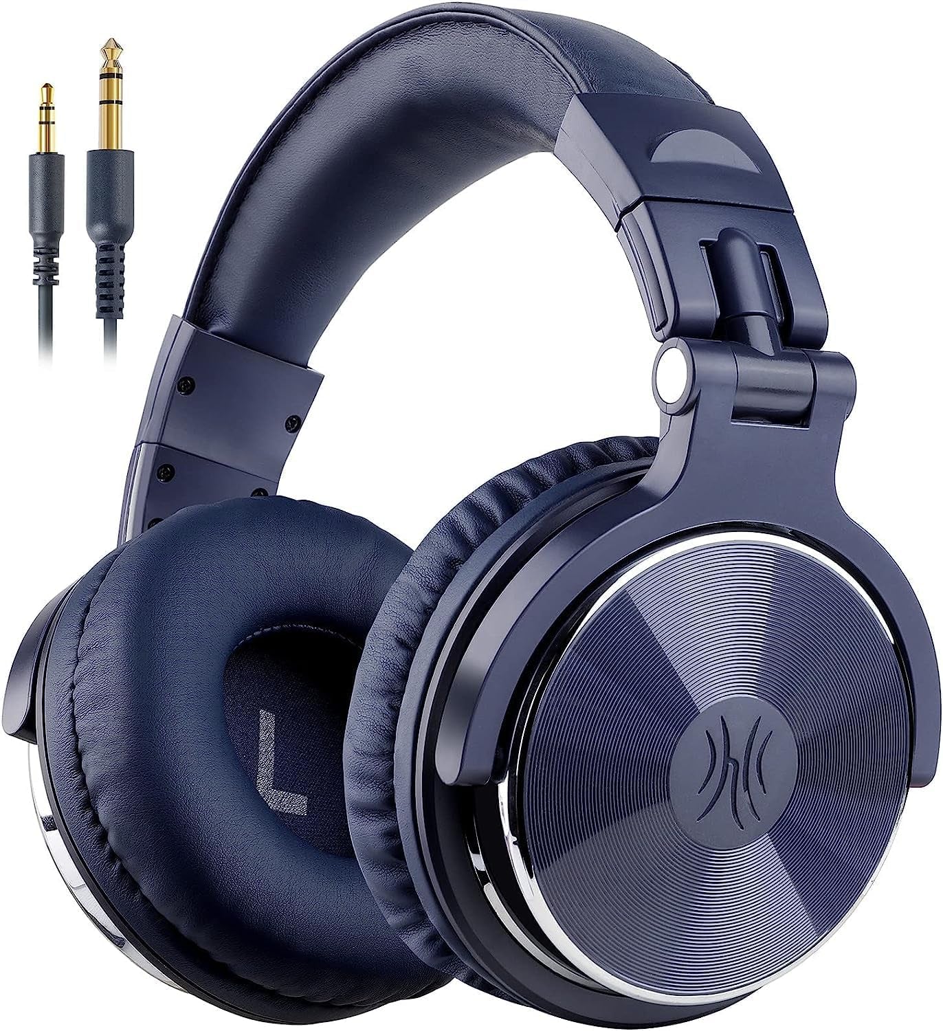 Oneodio Wired over Ear Headphones Hi-Res Studio Monitor & Mixing DJ Stereo Headsets with 50Mm Drivers and 1/4 to 3.5Mm Jack for AMP Computer Recording Podcast Keyboard Guitar Laptop - Black
