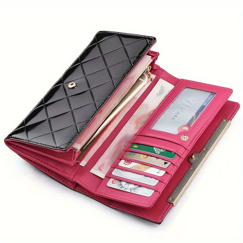 Luxury Designer Women's Wallets RFID Card Holder Purses for Women Long Wallet Female Billfold Handbag