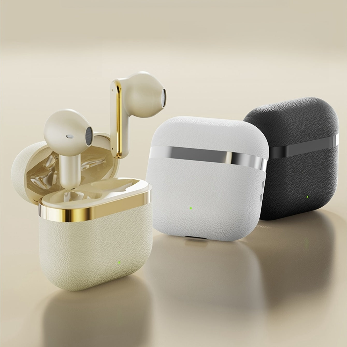 Նոր դիզայն True Wireless Music Semi-in-Ear ականջակալներ սպորտի համար, կոմպակտ ականջակալներ՝ TWS 9D HIFI ստերեո ձայնով, HD զանգով և Dolby Stereo-ով: Համատեղելի է Android-ի և Iphone-ի հետ երաժշտության և հեռախոսազանգերի համար: