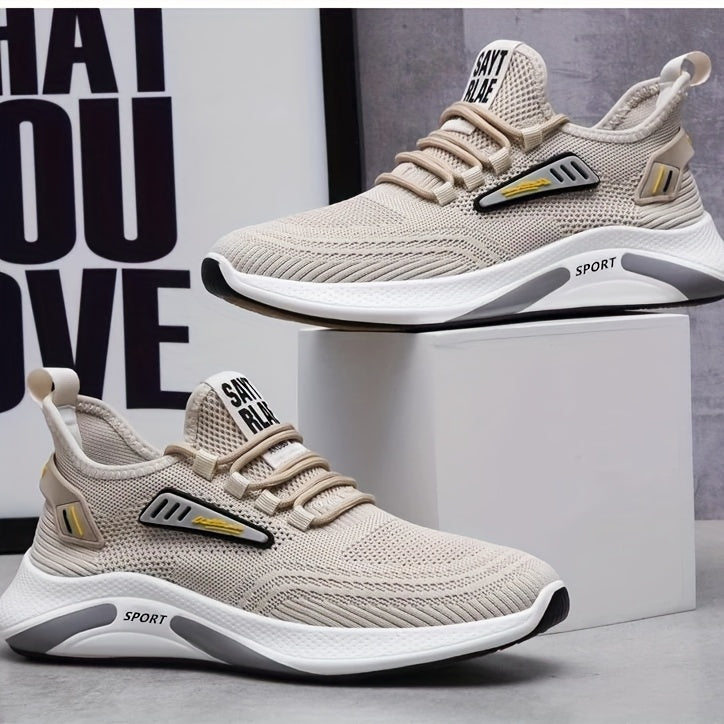 Men'S Lightweight, Breathable Mesh Sports Shoes with Comfortable Knit and Safe Lacing Design, Suitable for Daily Jogging and Casual Wear - Suitable for Men - Suitable for Sports and Daily Use - Great Gift for Fitness Lovers