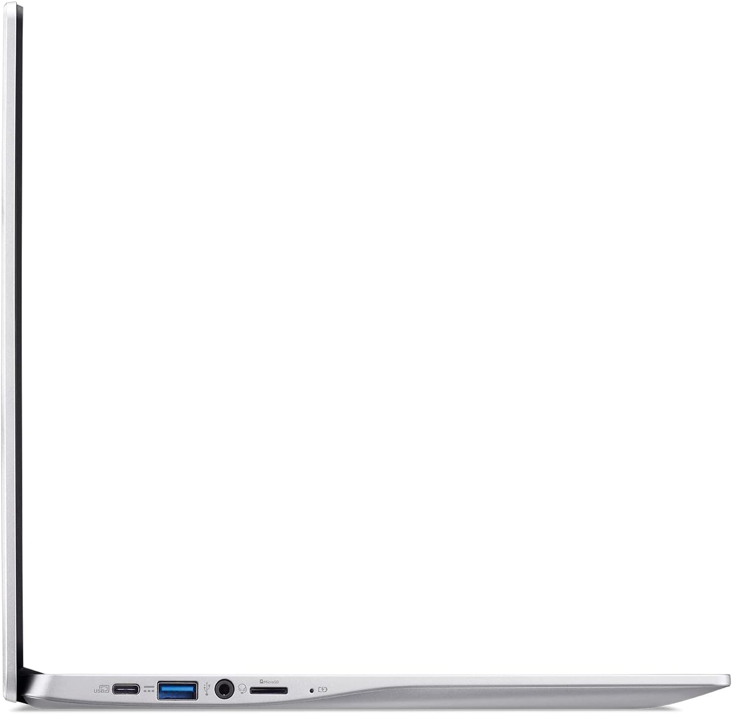 Acer Chromebook 315 Laptop | Intel Celeron N4500 | 15.6" Full HD IPS Display | Intel UHD Graphics | 4GB LPDDR4X | 64GB Emmc | Intel Wi-Fi 6 | DTS Audio | USB Type-C | Chrome OS | Cb315-4H-C8Xu,Silver