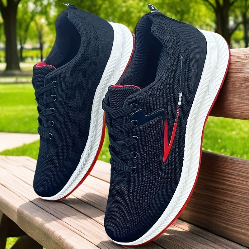 Men'S Breathable Mesh Shoes, Trendy And Versatile Casual Footwear, Slip-Resistant And Durable, Soft-Soled Stylish Shoes.