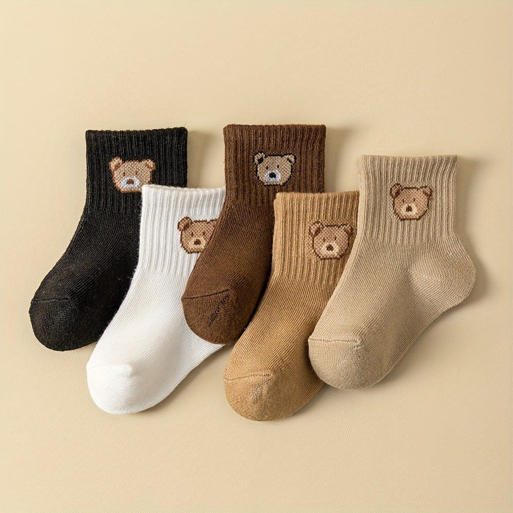 5 Pairs Youngsters Socks Youngsters Socks for Youngsters Boys Girls Youngsters Youngsters Socks Cartoon Pattern