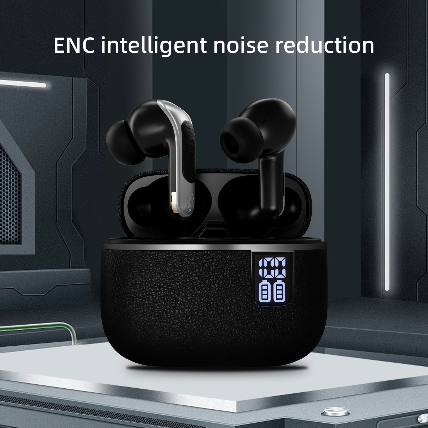 2024 TWS Wireless Earbuds with Touch Control, LED Display Charging Case - Wireless In-Ear Headphones for iOS/Android, Ideal for Sports, Music & Gaming, New, Earbuds