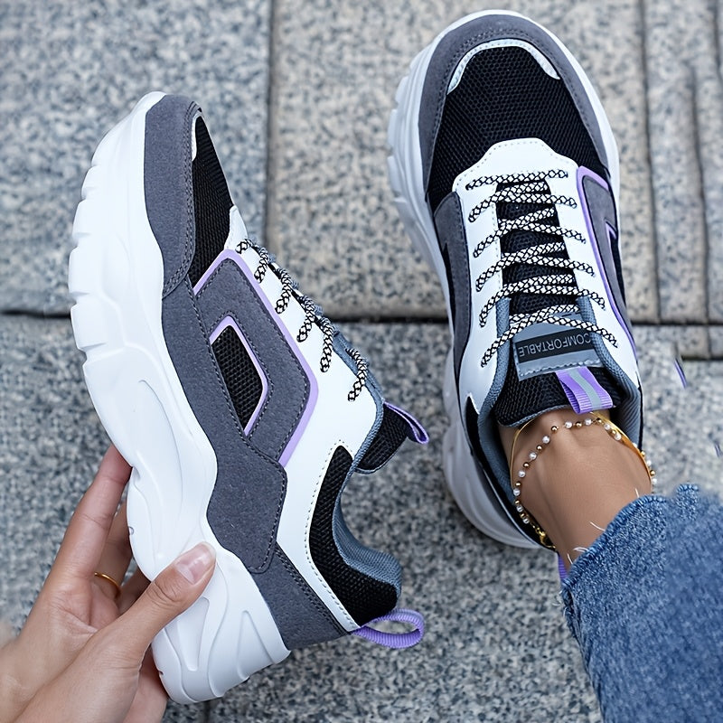 Women's Breathable Comfortable Sneakers - Stylish, Versatile Casual Shoes for All Seasons, Non-Slip EVA Sole
