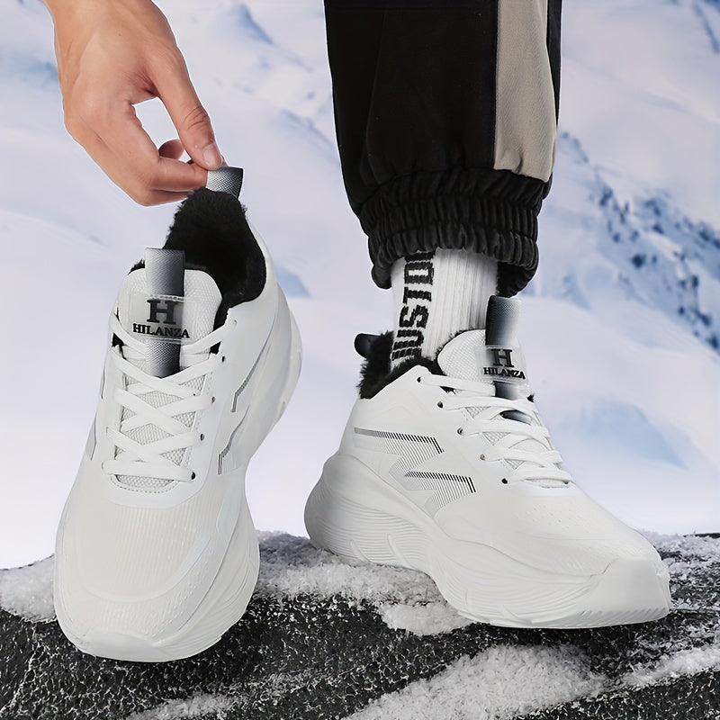 Men's/Unisex All-Weather Winter Thermal Snow Boots with Air -like Absorption, Heavy-Duty Traction Tread & Warm PU Upper - All-Terrain, Ice Walking, Casual Outdoor Shoes for Year-Round Wear (No