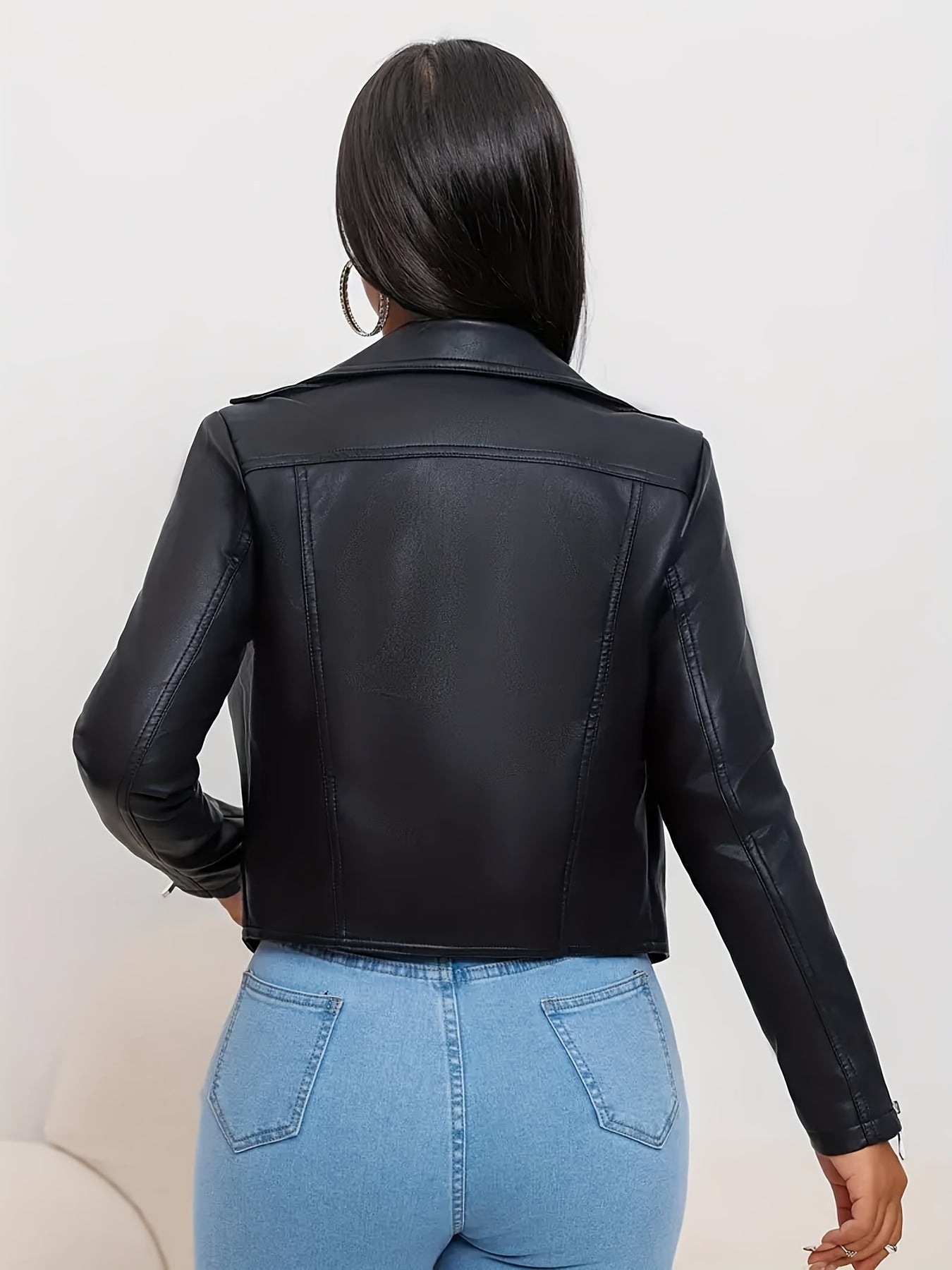 Polyester Sports Square Neck Short Length Long Sleeve Zipper Placket H Fit Conventional Jacket for Spring/Fall
