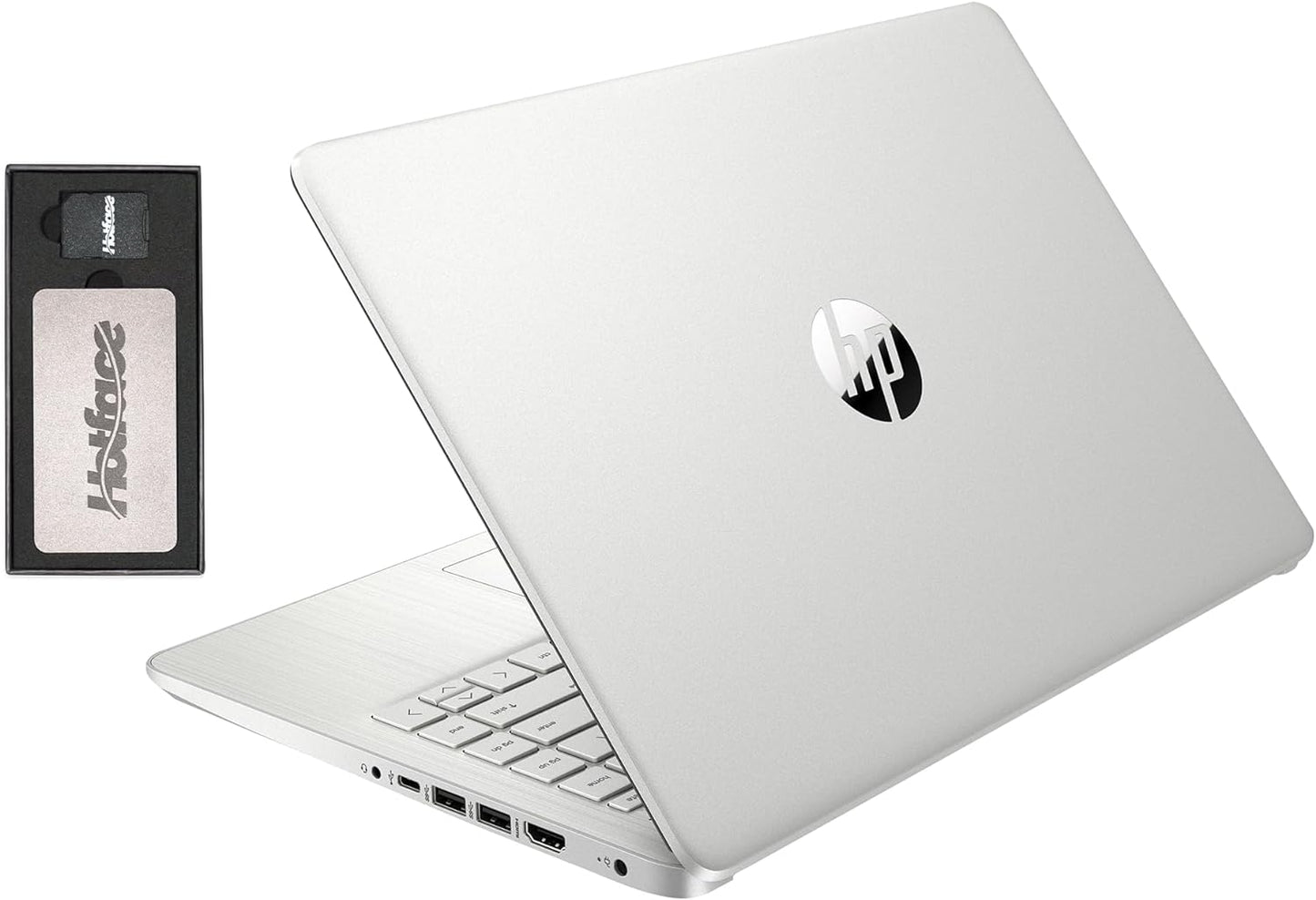 HP Stream 14" HD Brightview Laptop, Intel Celeron N4120 Processor, 4GB RAM, 64GB Storage, Intel HD Graphics, 720P Webcam, 1 Year Office 365, Pink, Win 11 S, 32GB Hotface USB Card