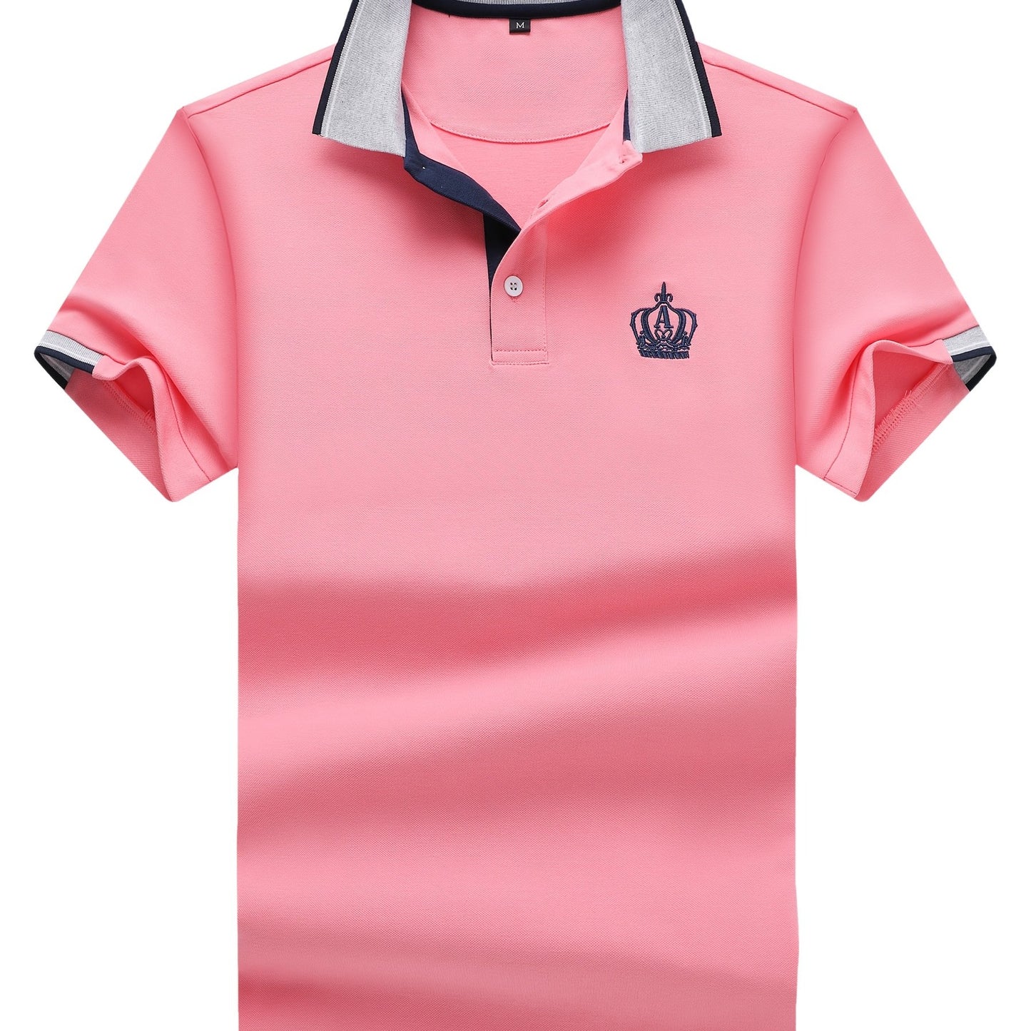 Men'S Short-Sleeve Polo Shirt. Made of 95% And 5% Spandex, This Lightweight Business Casual Collared Shirt Is Breathable And Comfortable - ayq
