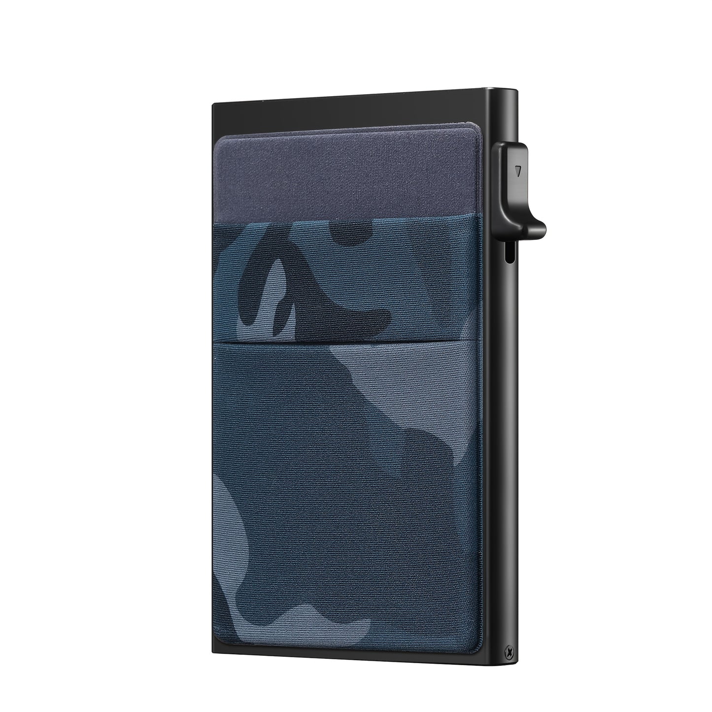 Simple RFID Blocking Aluminum Alloy Credit Card Holder with Money Bag for Men