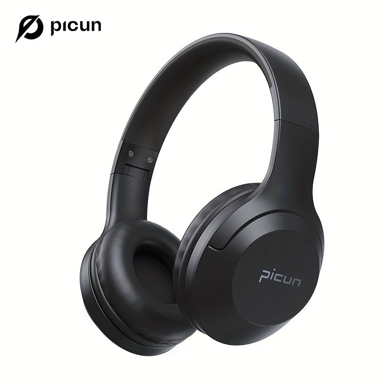 Picun B-01S անլար ականջակալներ, HD ստերեո ձայնով ականջակալներ ներկառուցված միկրոֆոններով, խորը բասով՝ 46 ժամ նվագարկման ժամանակ, HiFi ստերեո ծալովի թեթև ականջակալներ, TF/բջջային հեռախոսի/համակարգչի/տան համար։