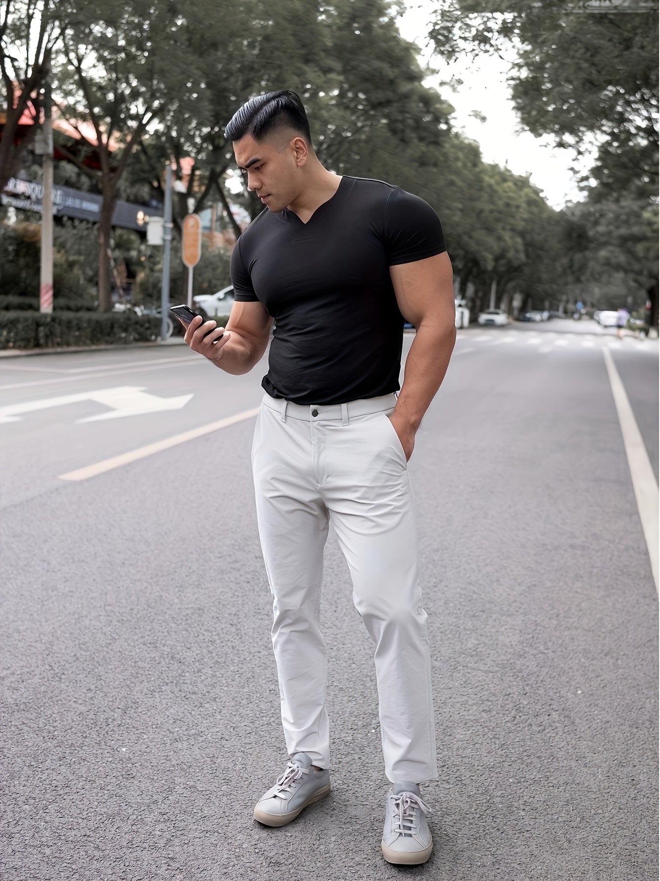 Men's Quick-Dry Gym T-Shirt - Muscle Crew Neck Workout Shirt, Stretch Athletic Tee for Weightlifting, Running, Training - Non-See-Through Muscle Builder Top (Hand Wash/Dry Clean) - Ideal for Gym Casual Outfits, Gym Shirt, A