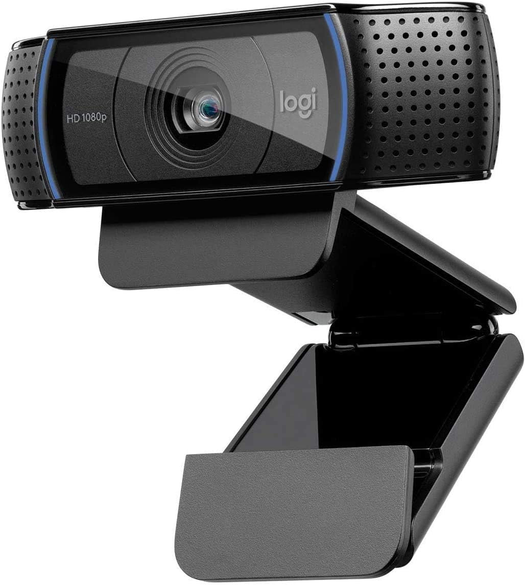 Logitech C920E / C920 HD Webcam, Full HD 1080P Video Calling and Recording, Dual Stereo Audio, Stream Gaming - Black