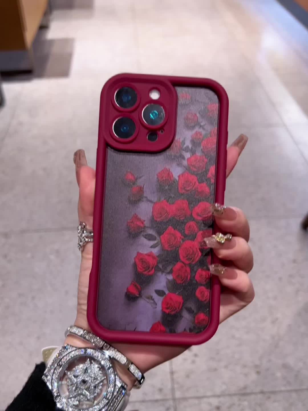 Red Rose Flower High Value and Beauty Mobile Phone Case for iPhone 16/16Pro/16ProMax/16Plus/15/15Plus/15Pro/15ProMax, 14/14Plus/14Pro/14ProMax, 13/13Pro/13ProMax, 12/12Pro/12ProMax, 11/11Pro/11Proamx, 7/8plus, XR/Xs/XsMax