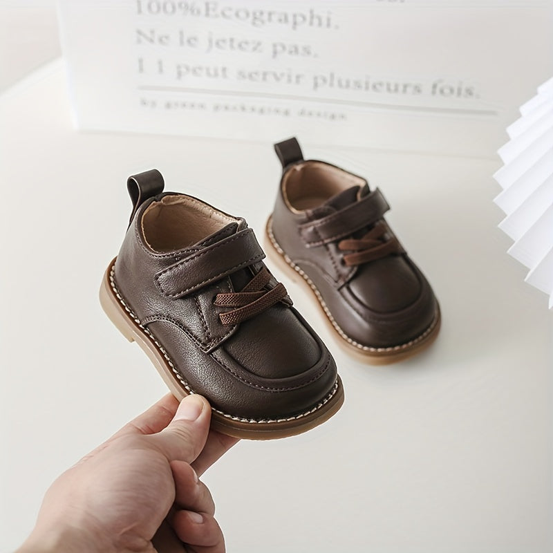Kids Walking Shoes, British Style Striped Tassel Crib Shoes, Lightweight All-Season Microfiber Synthetic Upper, Insole & Inner, TPR Sole for Toddler Boys & Girls - Spring/Fall