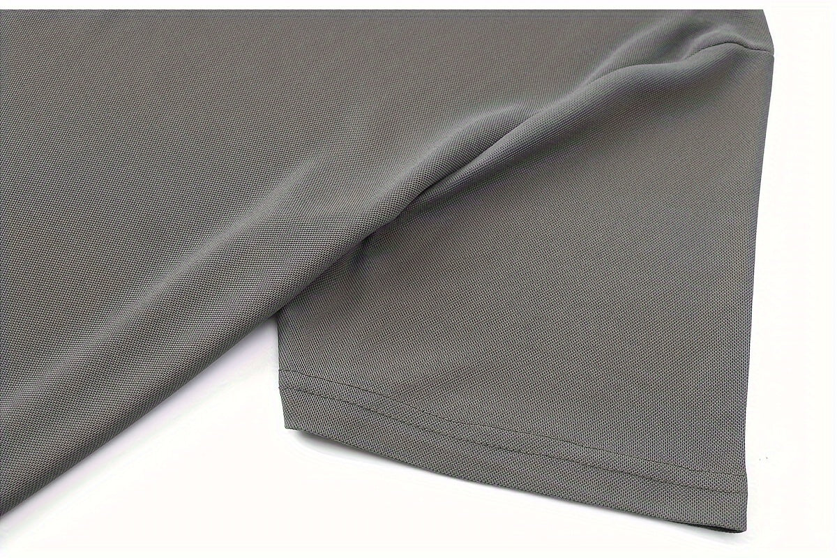 Men's Slim-Fit Casual & Joggers Set - Breathable Polyester, Short Sleeve, Summer Outdoor Wear