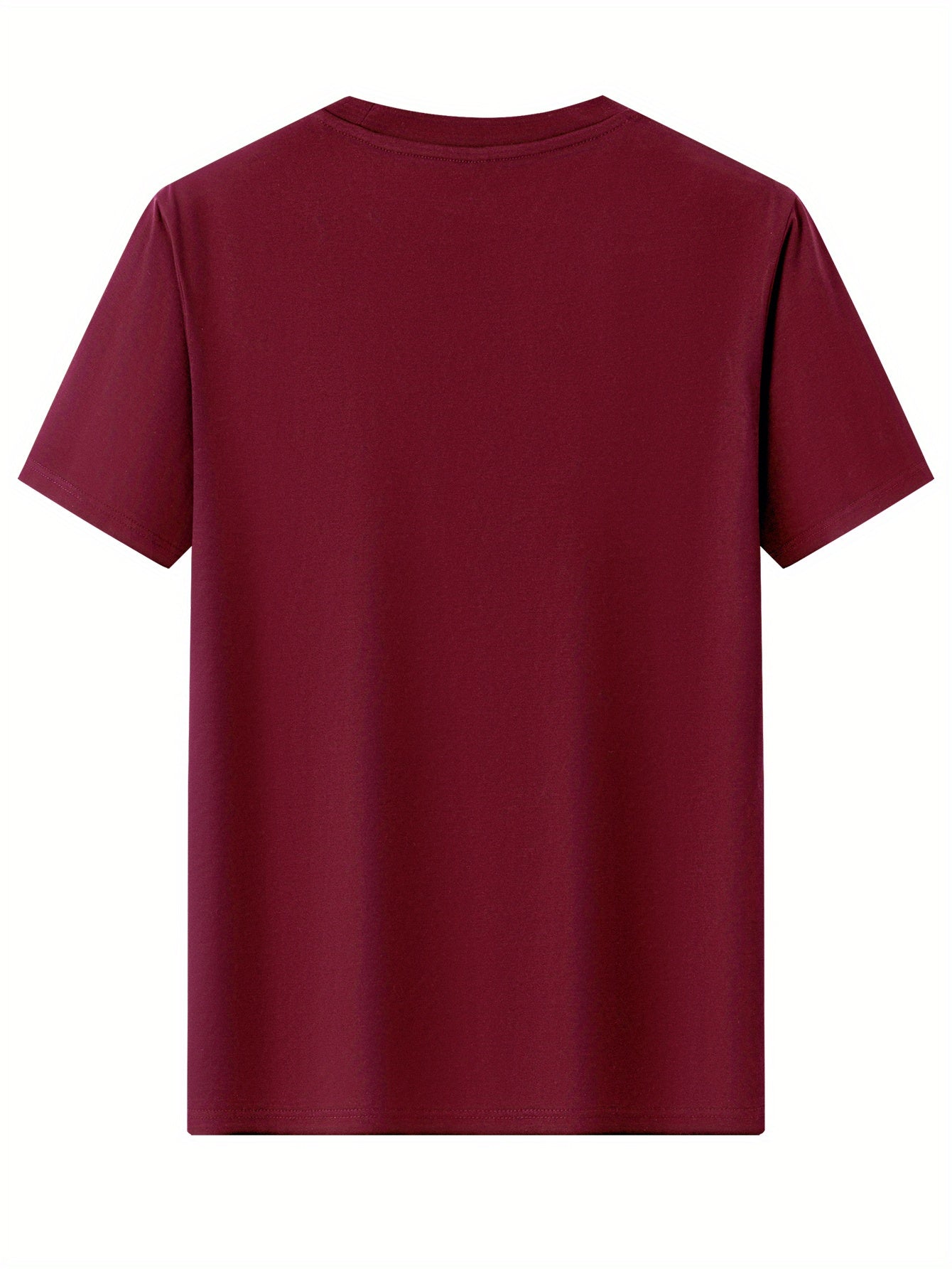 Men's Heavyweight 100% Cotton T-Shirt - Beige Crew Neck Tee, Breathable Summer Shirt for Everyday Formal Wear, Soft Everyday Essential, Relaxed Fit, Stylish Lettering, Premium Quality, Short Sleeve Top, Casual Wardrobe