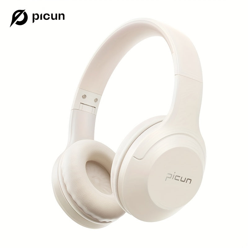 Picun B-01S անլար ականջակալներ, HD ստերեո ձայնով ականջակալներ ներկառուցված միկրոֆոններով, խորը բասով՝ 46 ժամ նվագարկման ժամանակ, HiFi ստերեո ծալովի թեթև ականջակալներ, TF/բջջային հեռախոսի/համակարգչի/տան համար։