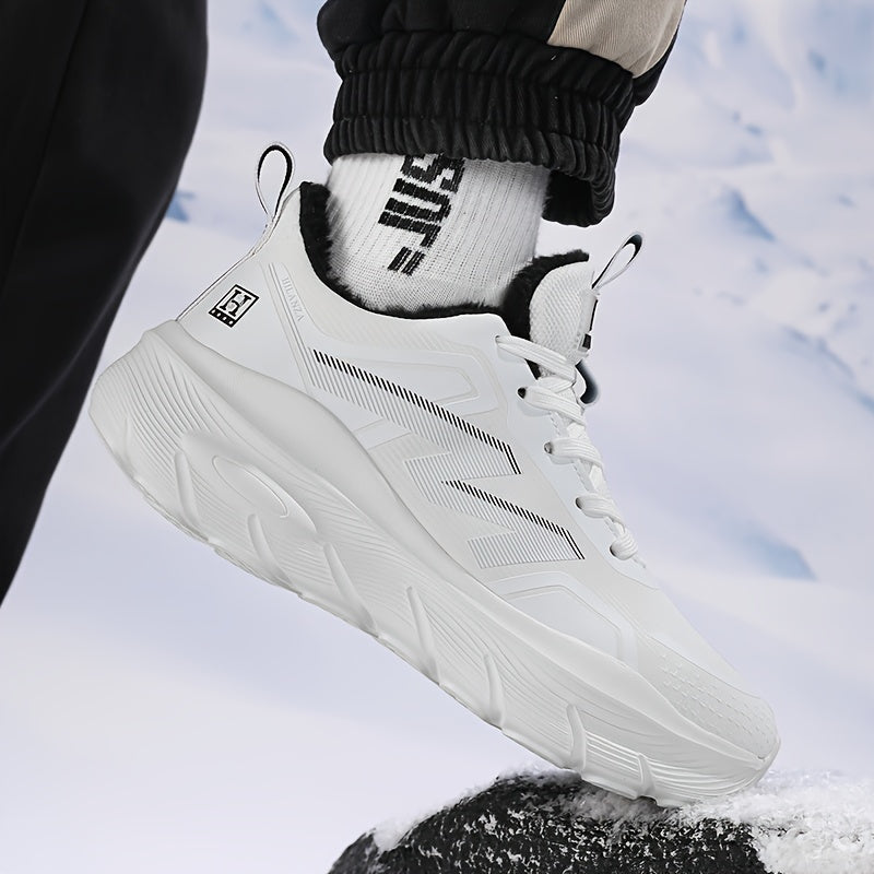 Men's/Unisex All-Weather Winter Thermal Snow Boots with Air -like Absorption, Heavy-Duty Traction Tread & Warm PU Upper - All-Terrain, Ice Walking, Casual Outdoor Shoes for Year-Round Wear (No