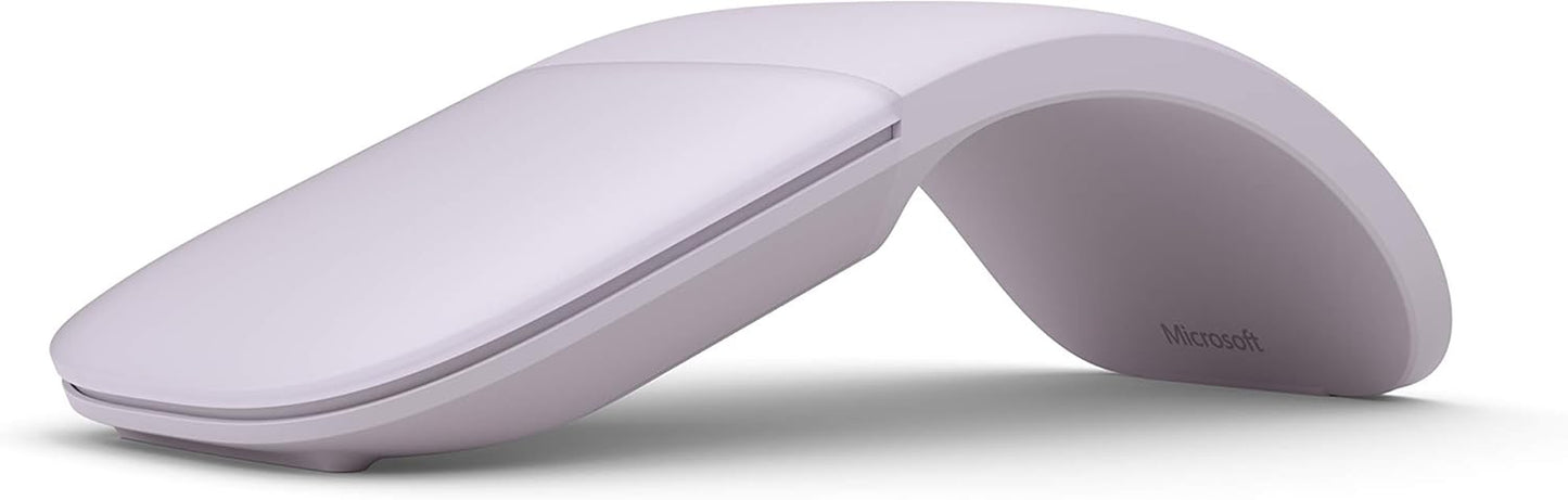 Microsoft Arc Mouse - Black. Sleek,Ergonomic Design, Ultra Slim and Lightweight, Bluetooth Mouse for Pc/Laptop,Desktop Works with Windows/Mac Computers