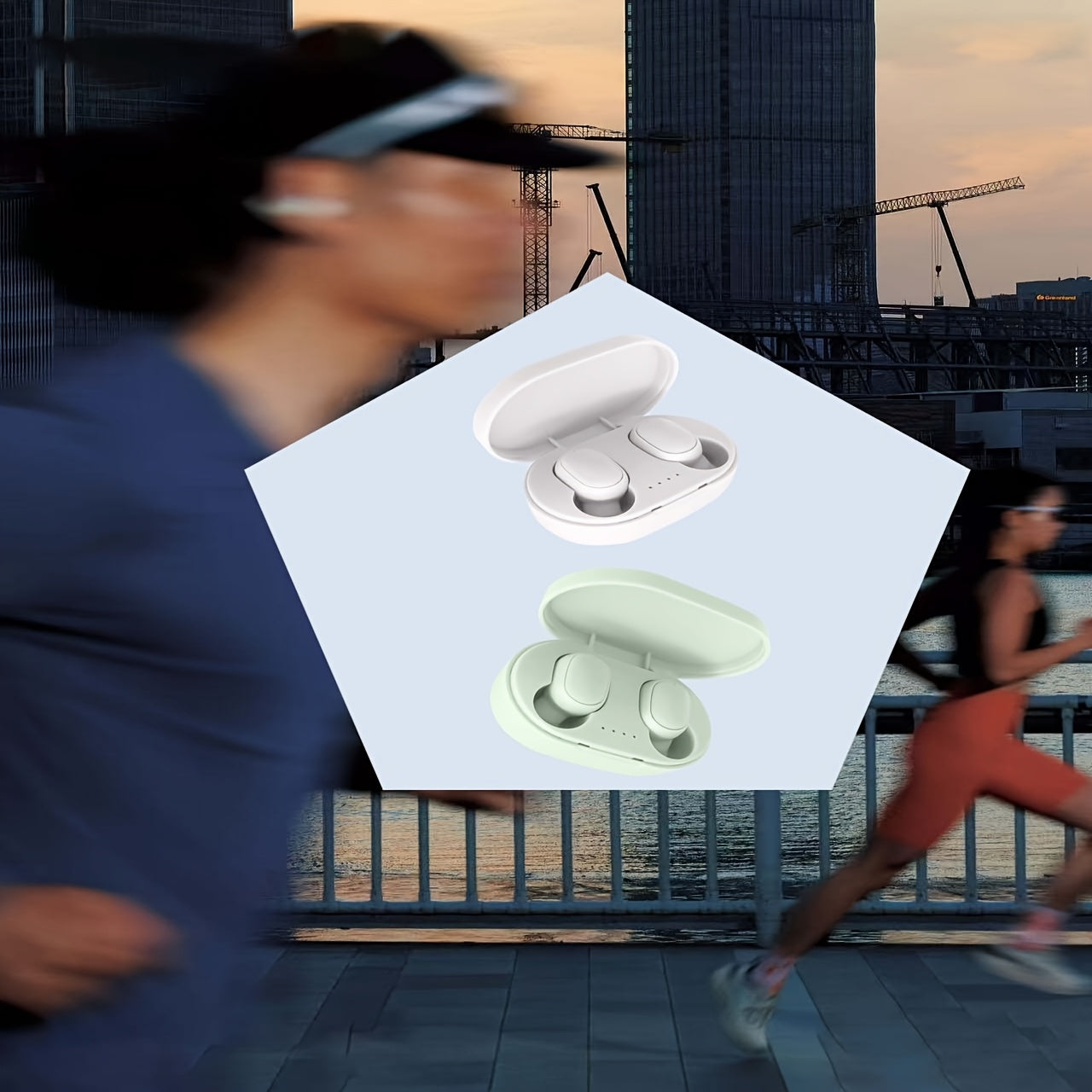 New Wireless Headphones, Stereo Earbuds, Mini Sports Earphones, Compact And Portable, In-Ear Headphones, High-Fidelity Stereo Wireless Headphones, Gaming Headphones, Suitable for Sports, Cycling, Etc., Highly Recommended As G