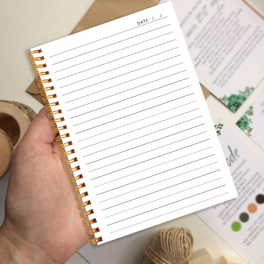 1pc Cute Black Exploding Head Spiral Notebook - Adorable Cartoon Design, 13.97x21.08cm, 50 Pages - Perfect for Office, School, Study, and Gift, Notebooks for School
