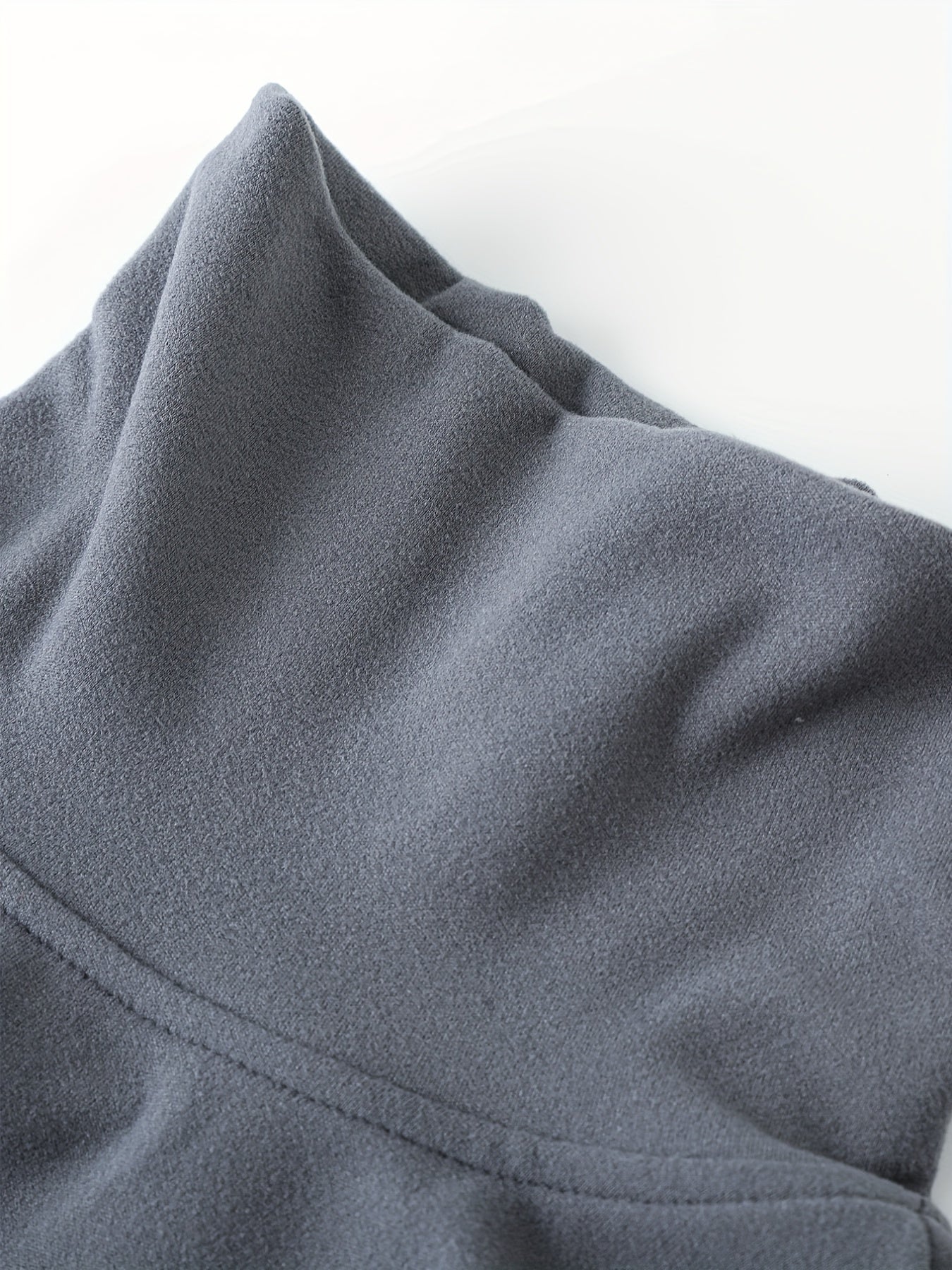 Casual Solid Men's Autumn And Winter Turtleneck Long-sleeved Fit T-shirt