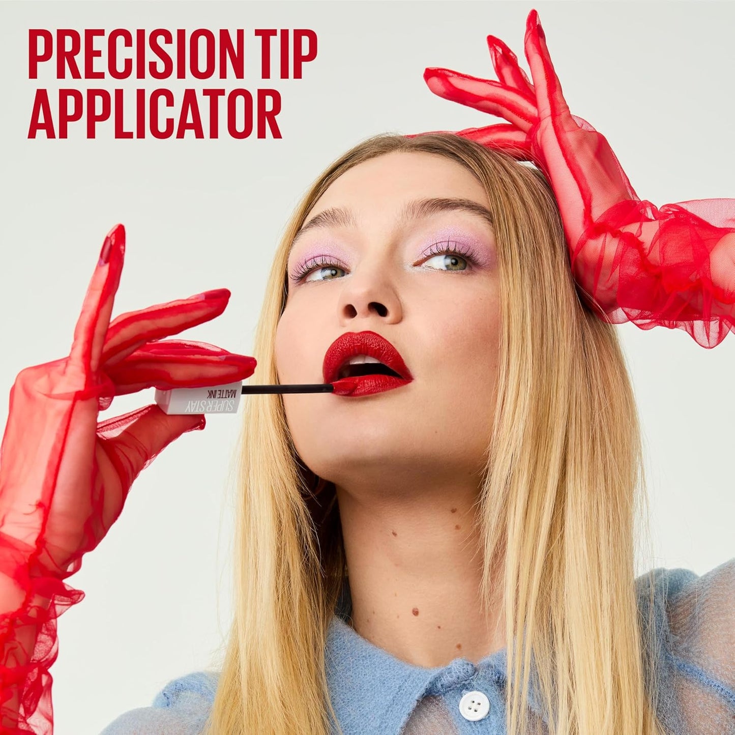 Maybelline Super Stay Matte Ink Liquid Lipstick Makeup, Long Lasting High Impact Color, up to 16H Wear, Exhilarator, Ruby Red, 1 Count, Packaging May Vary