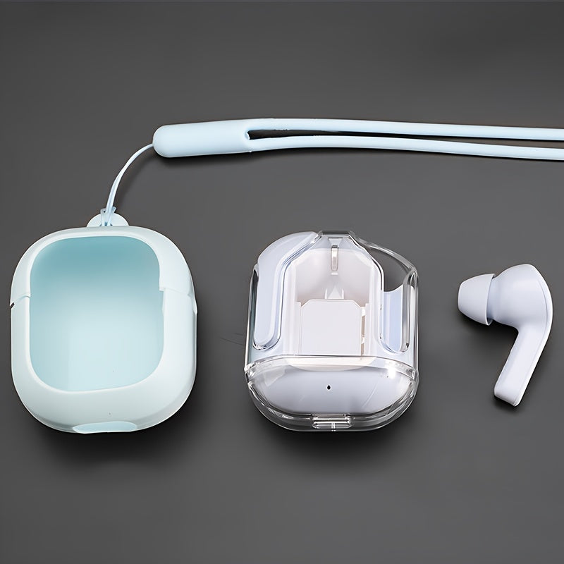 2024 TWS Wireless In-Ear Earbuds with LED Battery Indicator, 150mAh Long-Lasting Charge, Silicone Protective Case - Perfect Gift for Him & Her