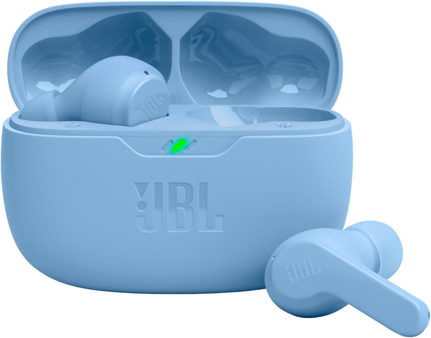 JBL Vibe Beam - True Wireless JBL Deep Bass Sound Earbuds, Bluetooth 5.2, Water & Dust Resistant, Hands-Free Call with Voiceaware, up to 32 Hours of Battery Life (Black)