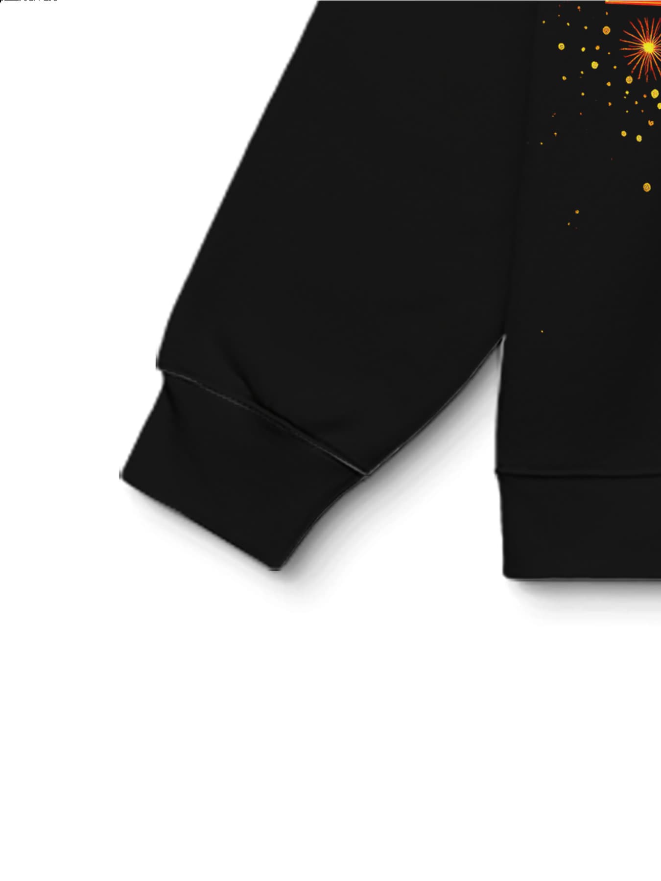 Men's 2026 New Year Fireworks Print Hooded Sweatshirt - Winter Warm Loose-Fit Pullover Hoodie with Firework Patterns, Machine Washable Casual Sweater for Christmas & NYE Parties (Red/Golden/White)