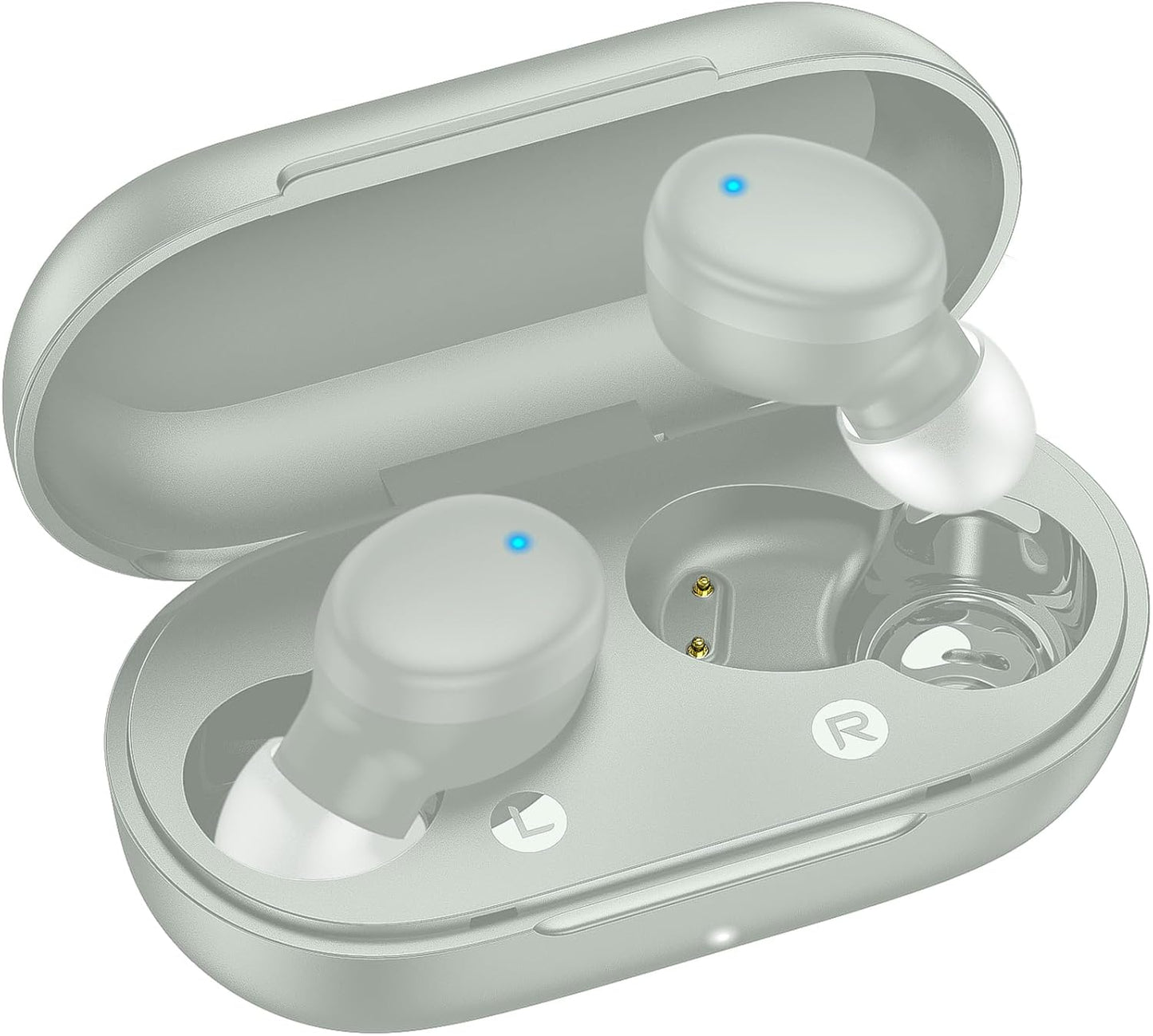 Kurdene Wireless Earbuds Bluetooth 5.3 in Ear Buds Light Weight Headphones,Deep Bass Sound,Built in Mics Headset,Clear Calls Earphones for Sports Workout