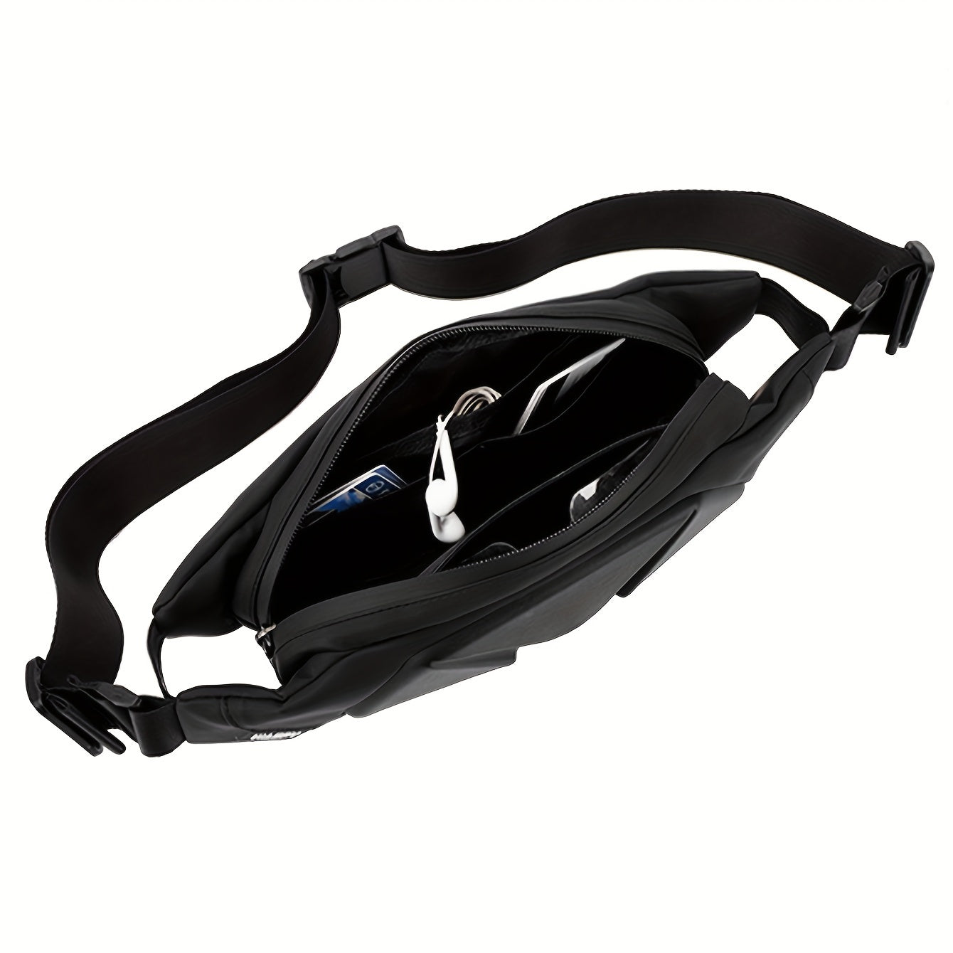 1pc Men's New Fashion Hard Shell Bag, Chest Bag Outside Crossbody Bag, Sports Bag Casual Fanny Backpack