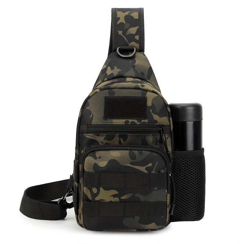 New Style Chest Bag for Outdoor Sports, Casual Men'S Shoulder Crossbody Backpack for Hiking And Travel.