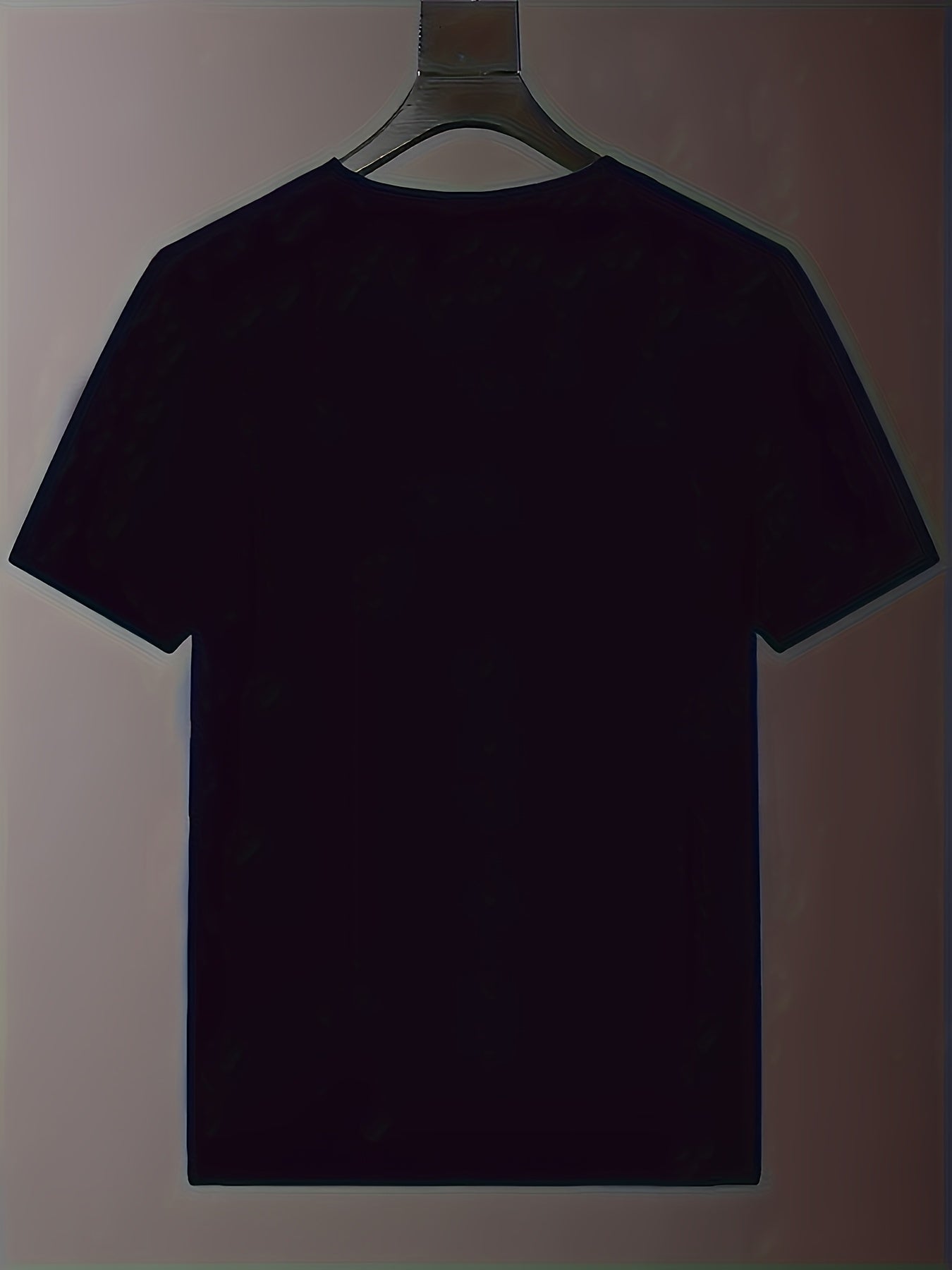 2025 New Men'S Casual Short Sleeve T-Shirt - "EMPRIO" Print, Black with White Lettering, Lightweight Breathable Fabric, Perfect for Summer Beach Outings Outdoor Adventures, Beach T Shirt