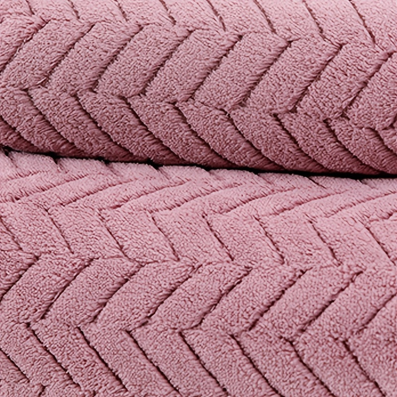 2 հատ Coral Fleece լոգանքի սրբիչների հավաքածու, արագ չորանում, սուպեր ներծծող, փափուկ պլյուշ լոգարանի սրբիչների հավաքածու, 80% պոլիեսթեր 20% նեյլոն, տրիկոտաժե գործվածք, 300 GSM, իդեալական տան, ճանապարհորդության, SPA-ի, ամանորյա և ձմեռային դեկորների համար